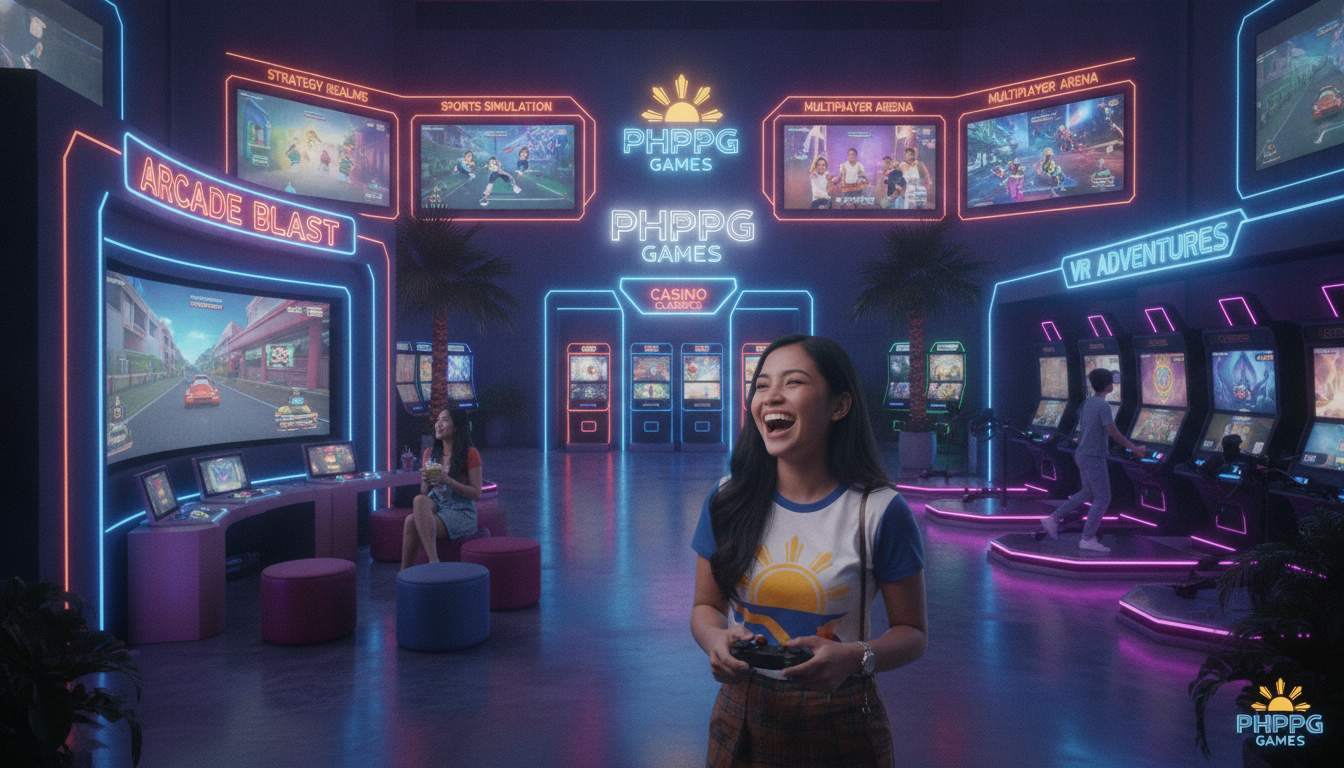 Various game categories at PHPPG